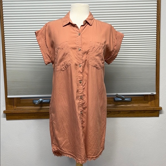 Thread & Supply Dresses & Skirts - Thread & Supply Burnt tangerine shirt dress
